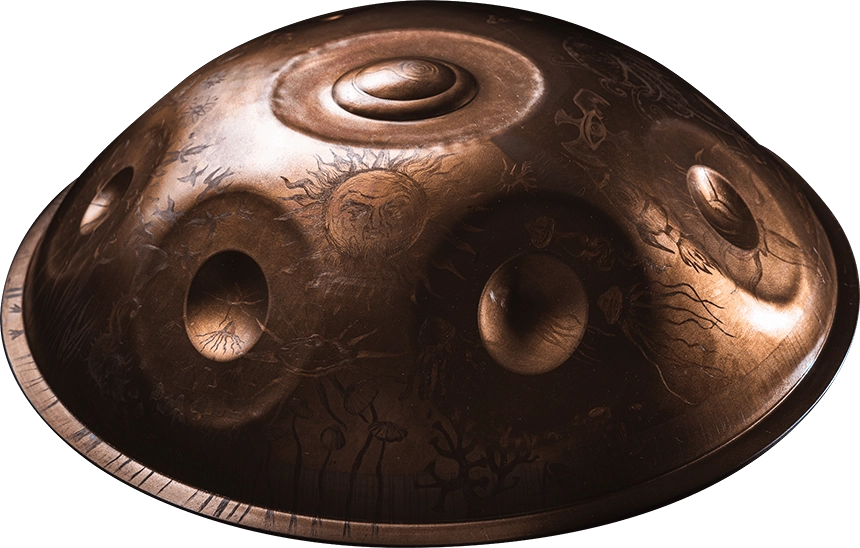 Nala Sound Sculptures workshop — handpan being crafted